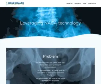 Bonehealthtech.com(Bone Health Technologies) Screenshot