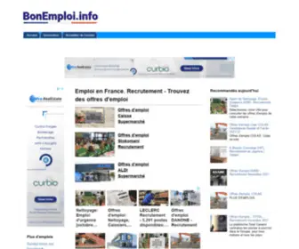 Bonemploi.info(Emploi en France) Screenshot