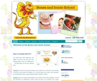 Bonesandjoints.com.au(The Bones and Joints School) Screenshot