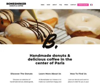 Boneshakerparis.com(Donuts) Screenshot