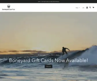 Boneyardmv.com(Boneyard Surf Co) Screenshot