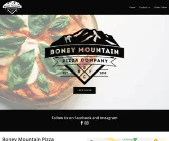 Boneymountainpizzaco.com(Boney Mountain Pizza Co) Screenshot