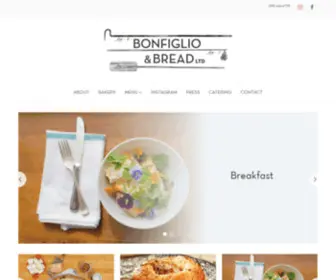 Bonfigliobread.com(Bonfiglio and Bread) Screenshot