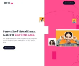 Bonfire.team(Never worry about organizing Virtual Experiences again) Screenshot