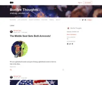 Bonfirethoughts.com(Bonfirethoughts) Screenshot