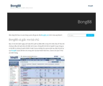 Bong88I.com(Bong88) Screenshot