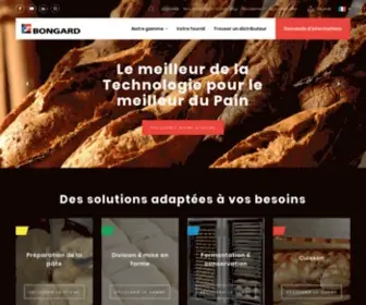 Bongard.fr(Le site officiel de BONGARD) Screenshot