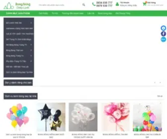 Bongbongdep.com(Cung cấp bong bóng sỉ lẻ đủ loại) Screenshot