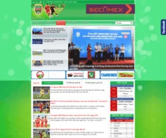 Bongdabinhduong.com(Binh Duong Football Club) Screenshot