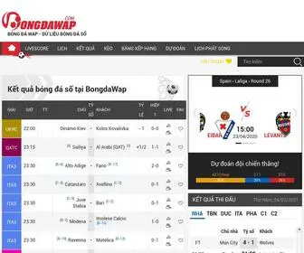 Bongdawap.com Screenshot
