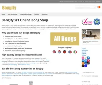 Bongify.nl(The #1 Online Bong Shop) Screenshot