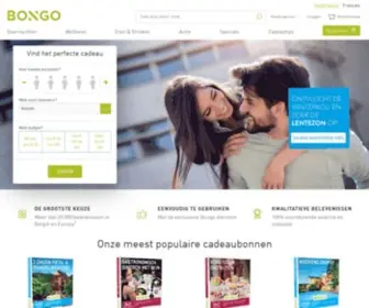 Bongo.be(Originele belevenis cadeaubonnen) Screenshot