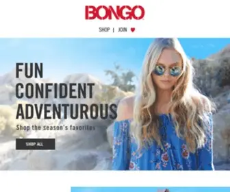 Bongo.com(Bongo is exclusively sold a Kmart and Sears. 2012 Bongo girls) Screenshot