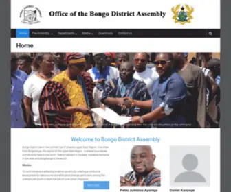 Bongodistrict.gov.gh Screenshot