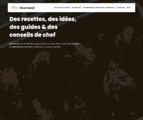 Bongourmand.fr(Bongourmand) Screenshot