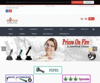 Bongsonline.com.au(Bongs online) Screenshot