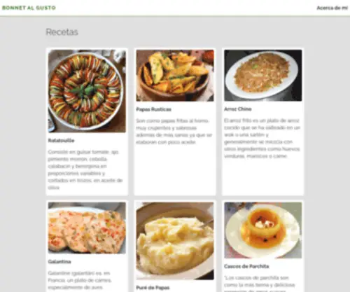 Bongusto.net(Bonnet al gusto) Screenshot