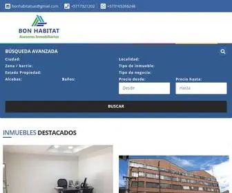 Bonhabitat.com.co(Asesores Inmobiliarios) Screenshot