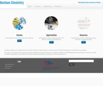 Bonhamchemistry.com(Metropolitan State University of Denver) Screenshot