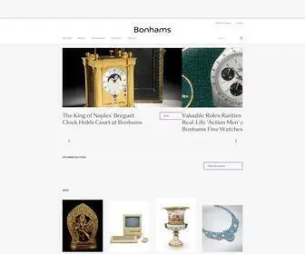 Bonhams.com(Bonhams Fine Art Auctioneers & Valuers) Screenshot