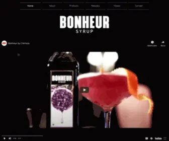 Bonheursyrup.com(BONHEUR SYRUP) Screenshot