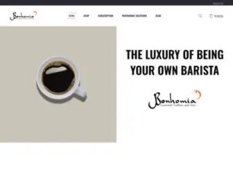 BonhomiaWorld.com(Gourmet Coffee) Screenshot