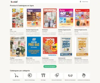 Bonial.fr(Promos & Catalogues de vos magasins sont en ligne sur) Screenshot