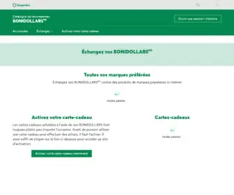 Bonidollars.ca(Desjardins Online Solutions) Screenshot