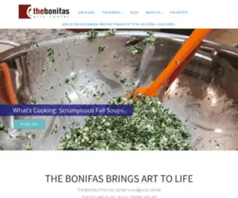 Bonifasarts.org(Bonifas Arts Center) Screenshot