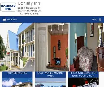 Bonifayinn.com(Hotel Bookings at Bonifay) Screenshot