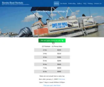 Bonitaboatrentals.com(Bonita Boat Rentals) Screenshot