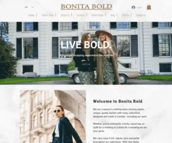 Bonitabold.com(Women's Clothing & Accessories) Screenshot