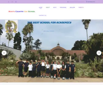 Bonitacountryday.org(Bonita Country Day School) Screenshot