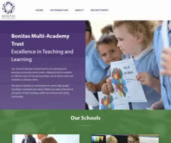 Bonitas.org.uk(Our vision for Bonitas Schools Trust) Screenshot