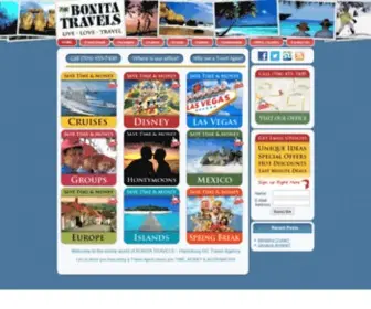 Bonitatravels.com(BONITA Travels) Screenshot