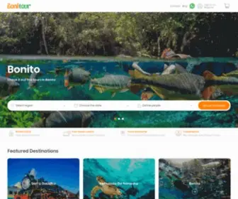 Bonitour.com.br(Agência de turismo em Bonito MS) Screenshot