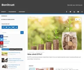 Bonitrust.de(Ihr Finanzportal im Internet) Screenshot
