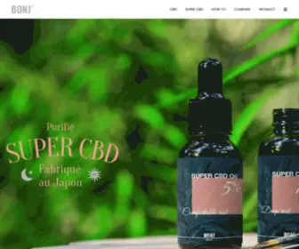 Bonj-CBD.com(BONJ®) Screenshot