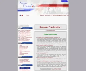 Bonjour-Frankreich.com(Bonjour Frankreich ! Das Forum über Frankreich) Screenshot