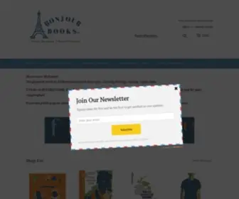 Bonjourbooksdc.com(French Bookstore) Screenshot