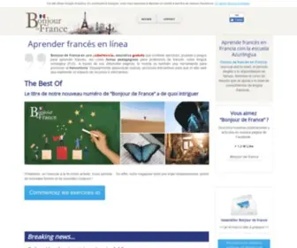 Bonjourdefrance.es(Dit domein kan te koop zijn) Screenshot