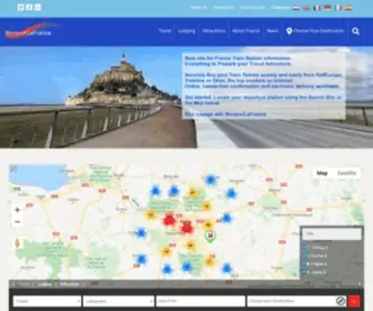 Bonjourlafrance.net(Find Your Next France Adventure) Screenshot