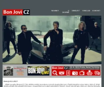 Bonjovi.cz(Bon jovi) Screenshot