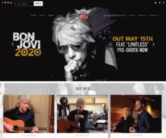 Bonjoviofficialmerch.com(Bon Jovi) Screenshot