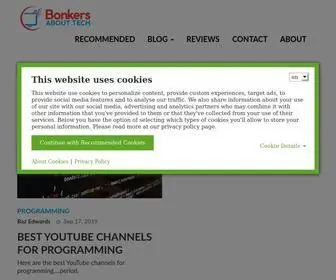 Bonkersabouttech.com(Bonkers About Tech) Screenshot