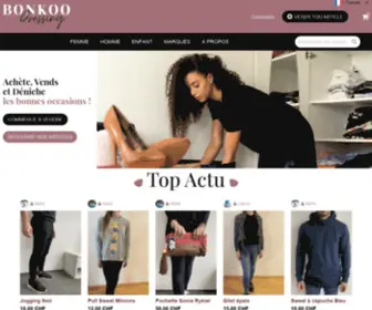 Bonkoo.ch(Votre boutique de seconde main en ligne) Screenshot