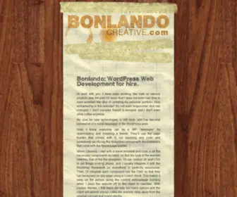 Bonlandocreative.com(Bonlando Creative) Screenshot