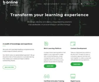 Bonlinelearning.com(B Online Learning) Screenshot