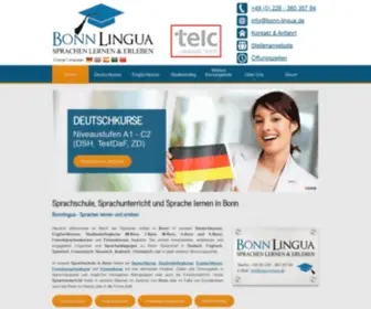 Bonn-Lingua.de(Sprachschule Bonn) Screenshot