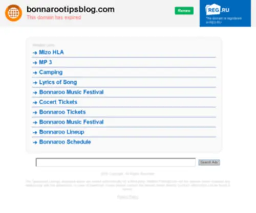 Bonnarootipsblog.com(De beste bron van informatie over bonnarootipsblog) Screenshot